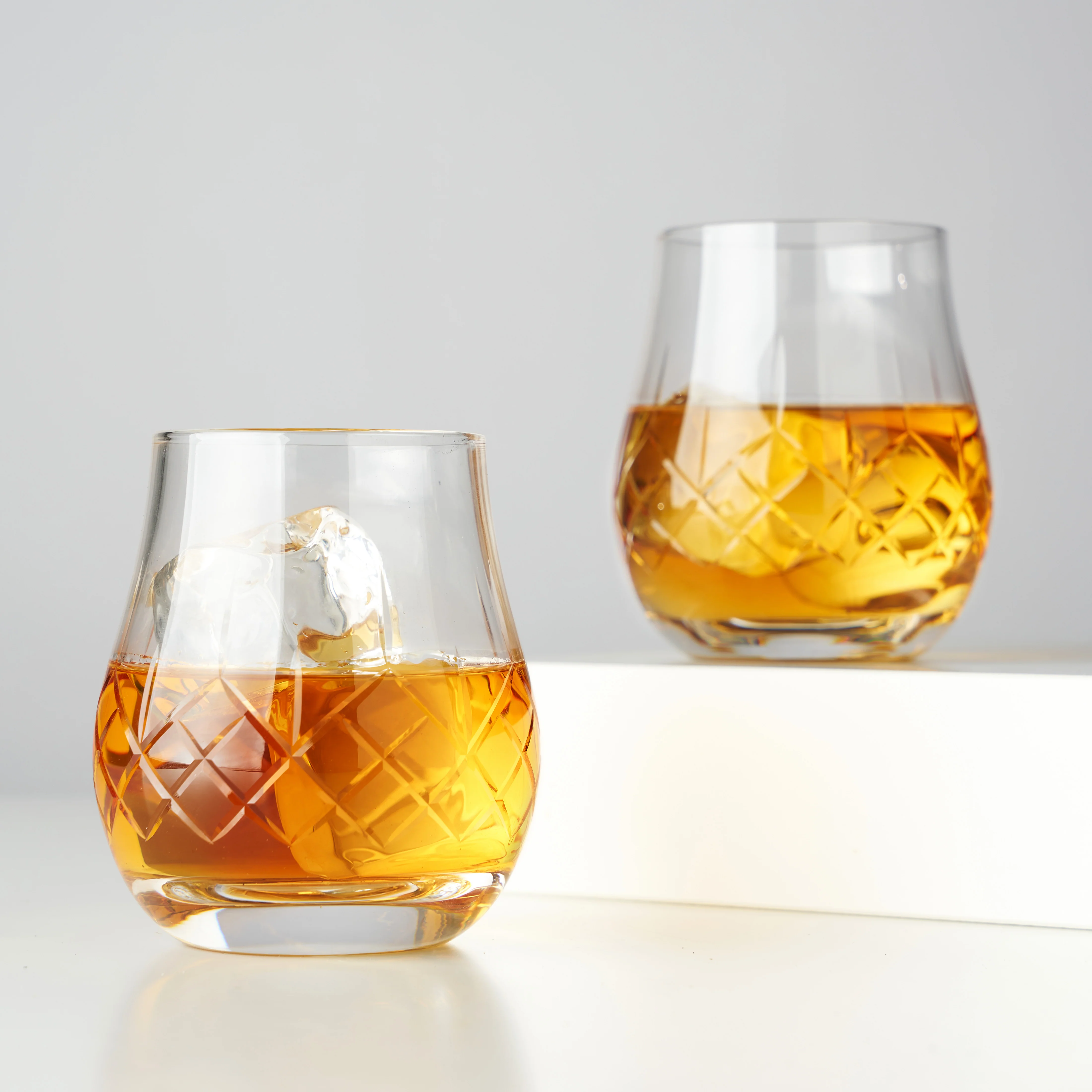 Admiral Crystal Whiskey Heavyweight Glasses - Image 3