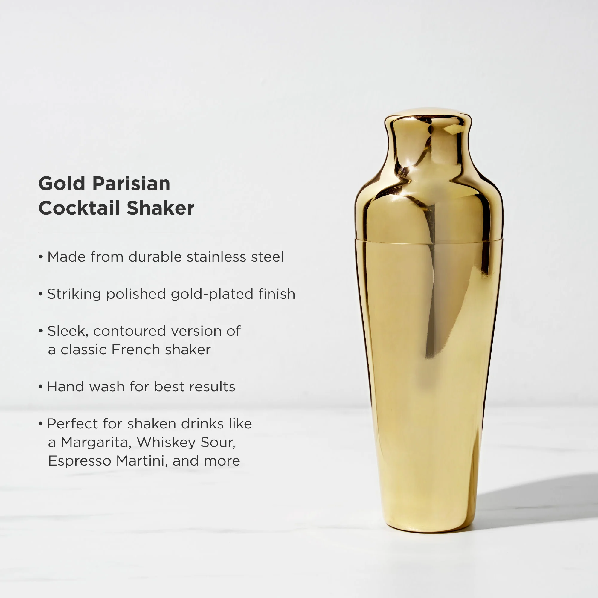 Belmont Parisian Cocktail Shaker - Image 5