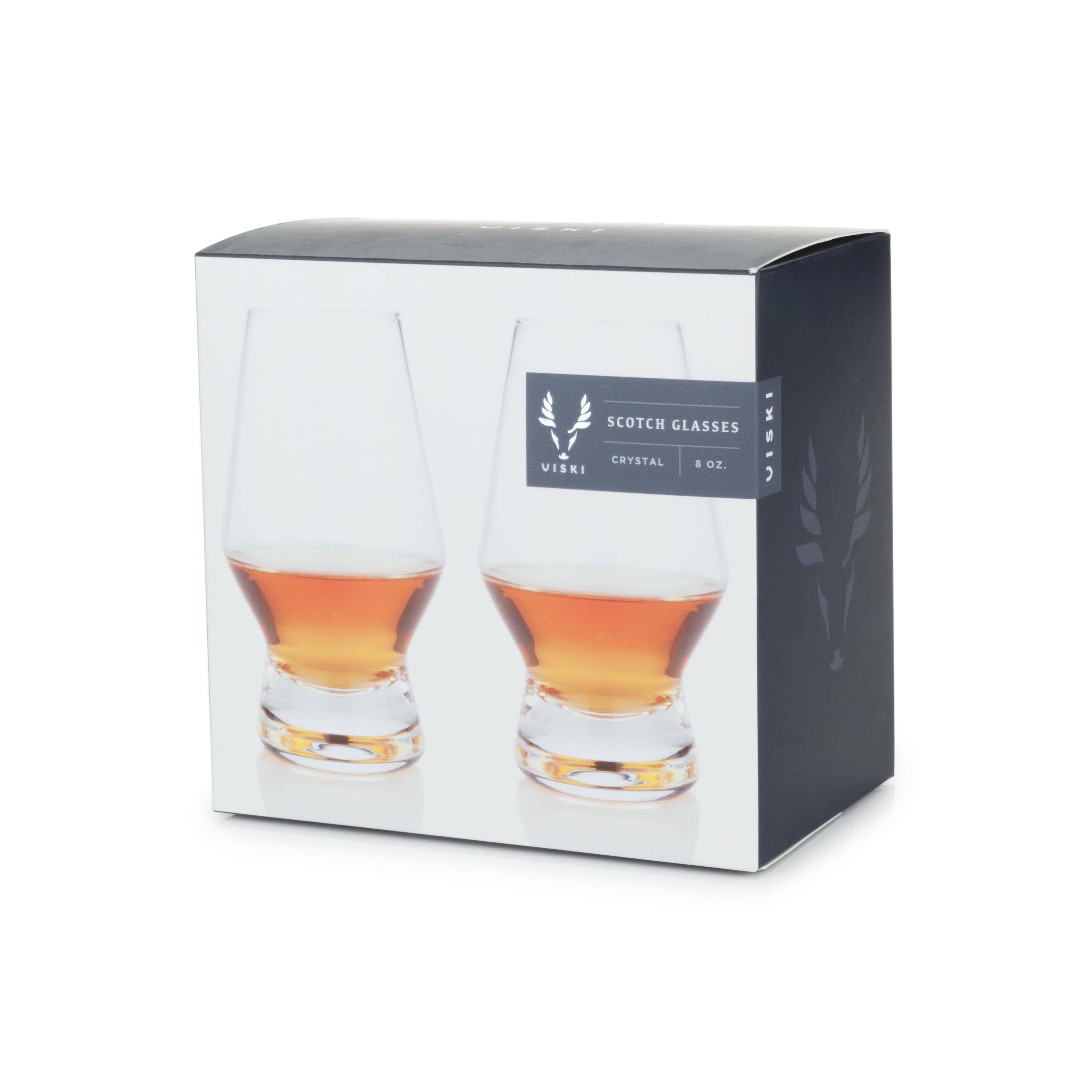 Raye Heavy Base Crystal Whiskey Tasting Glasses Set of 2 - Image 7