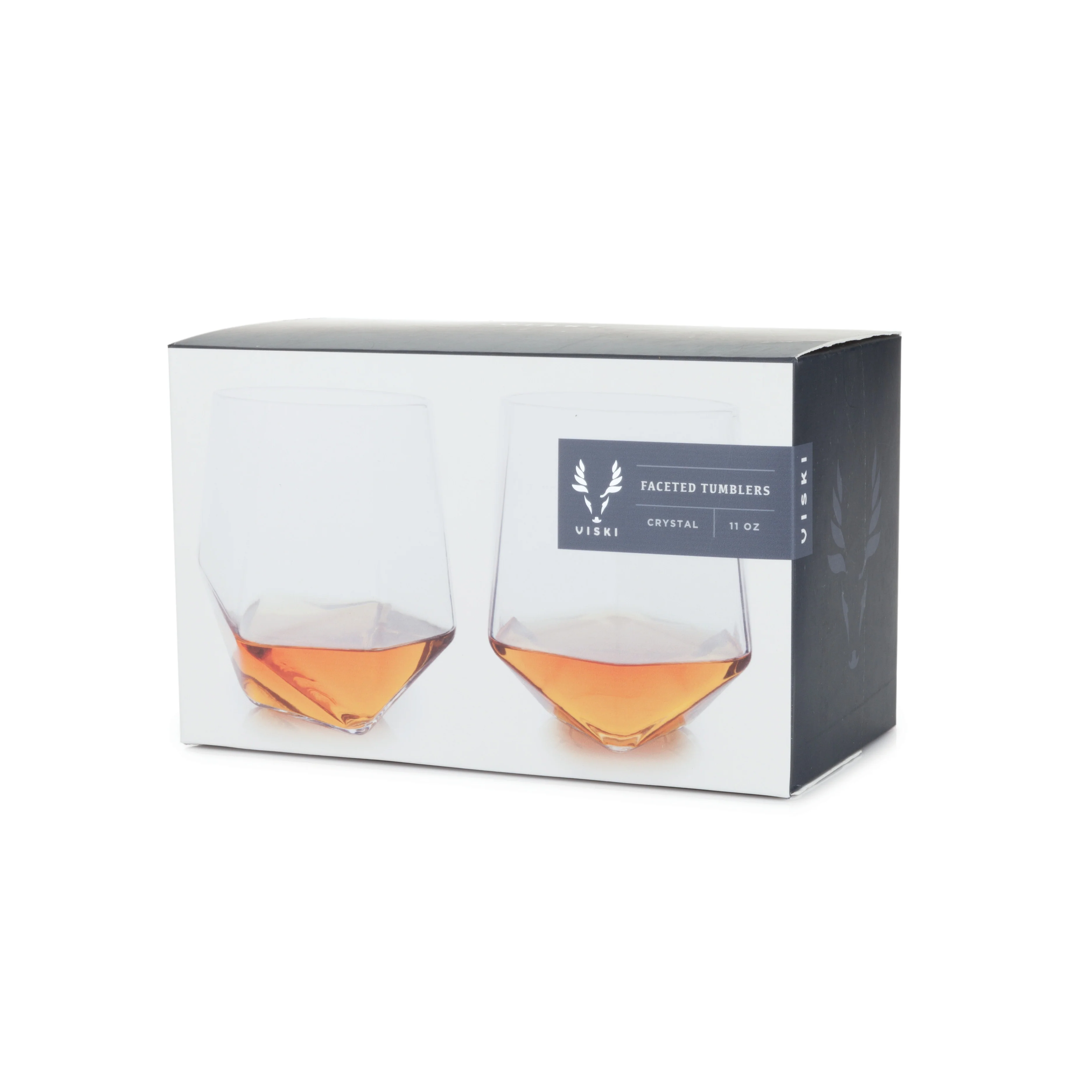 Seneca Faceted Crystal Tumblers Set of 2 - Image 7