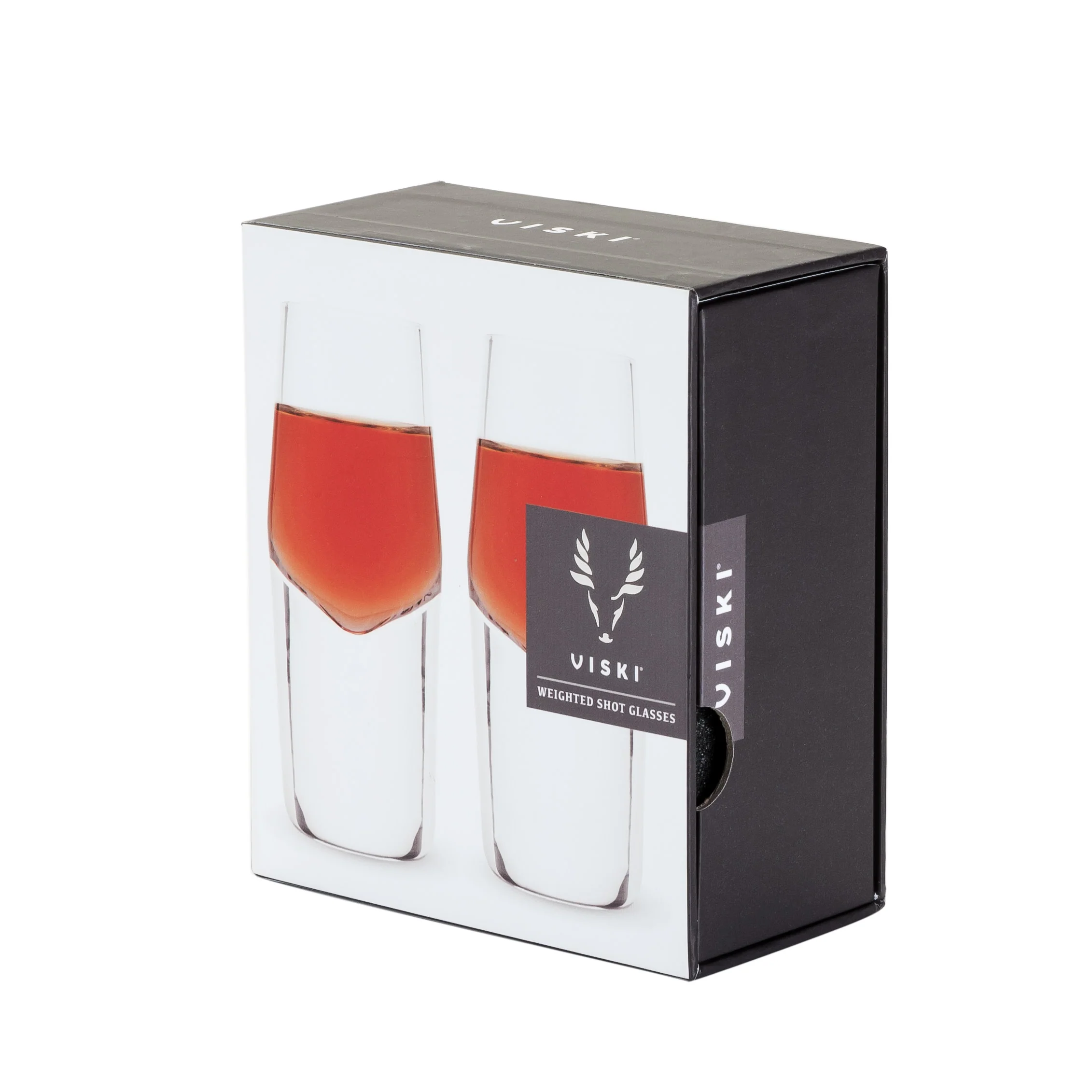 Raye Heavy Base Crystal Shot Glasses Set of 2 - Image 5