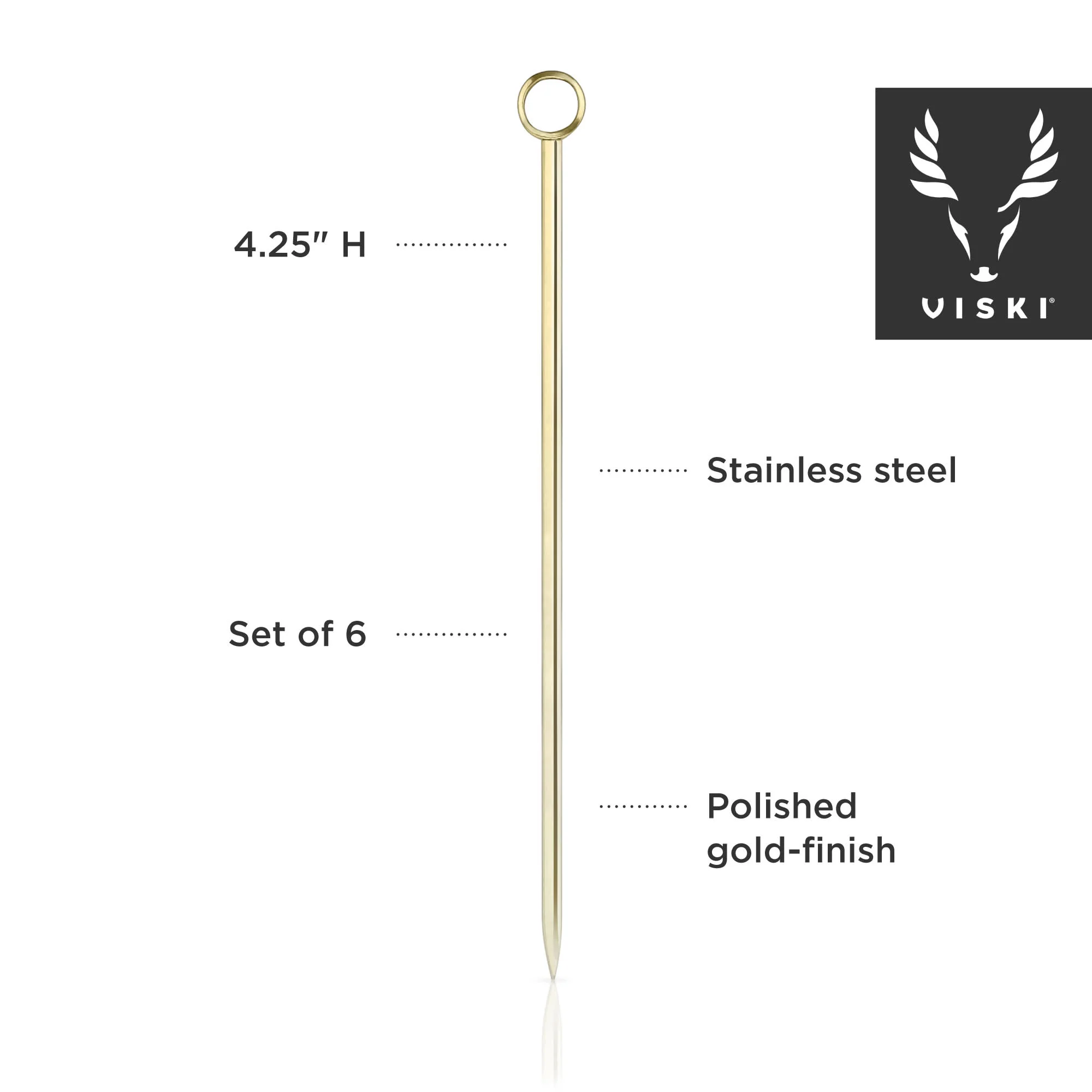 Belmont Cocktail Picks Set of 6 - Image 5