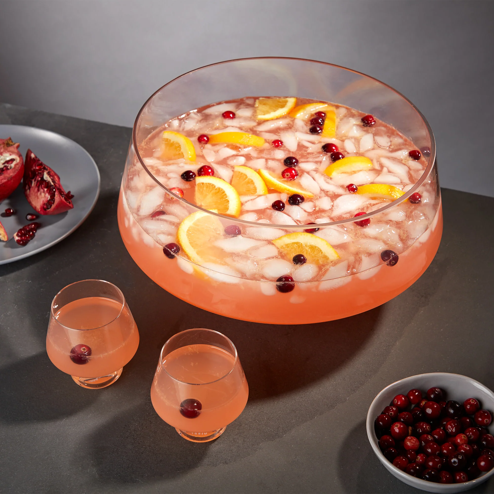 Raye Heavy Base Punch Bowl - Image 3