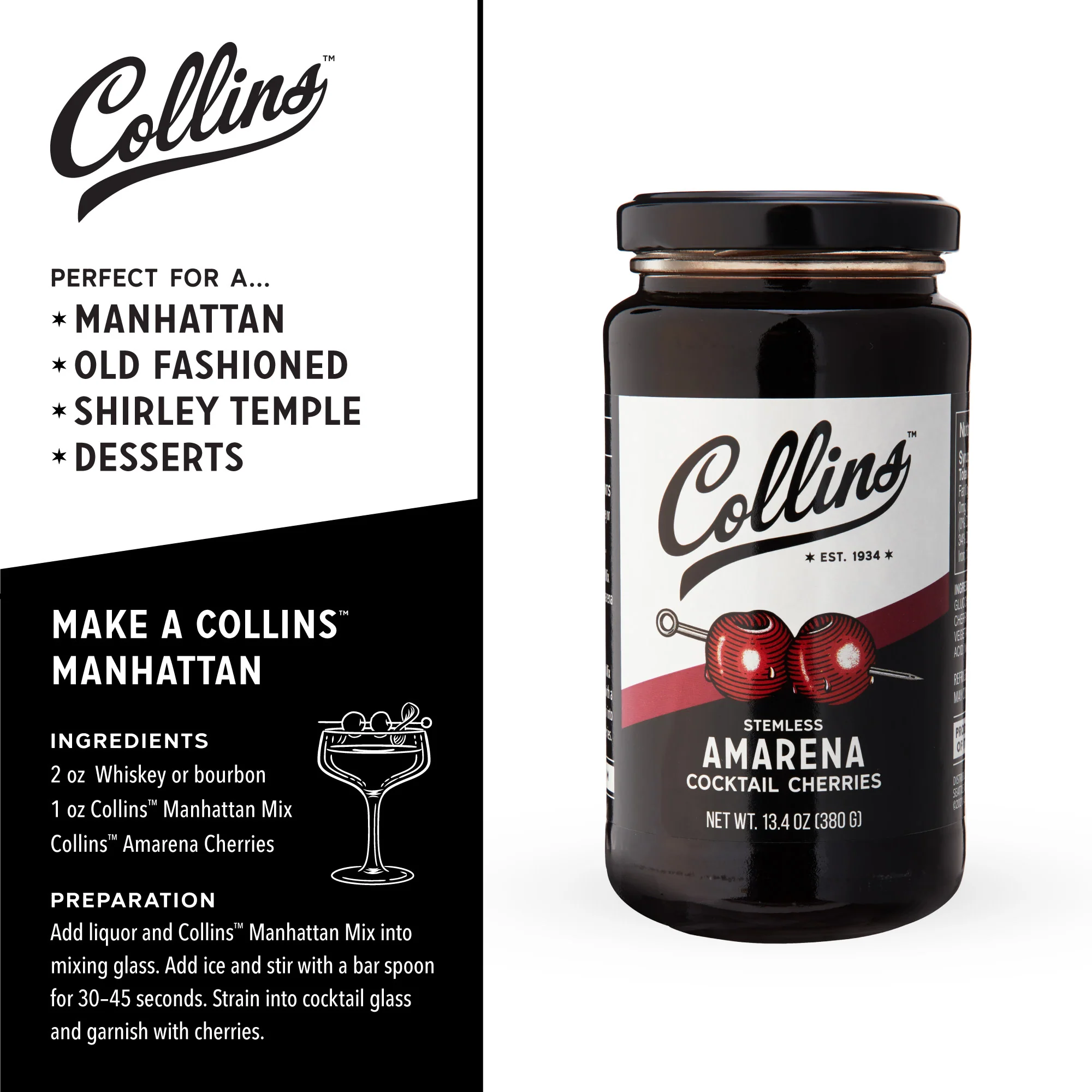 Stemless Amarena Cherries 13.4 oz - Image 4